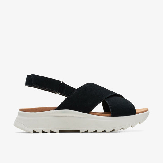 Dash Lite Wish Black Suede - Clarks Essential