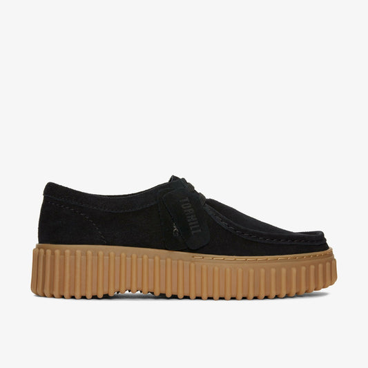 Torhill Bee Black Suede - Clarks Signature