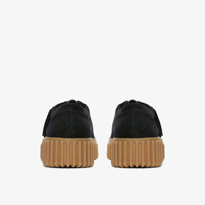 Torhill Bee Black Suede - Clarks Signature