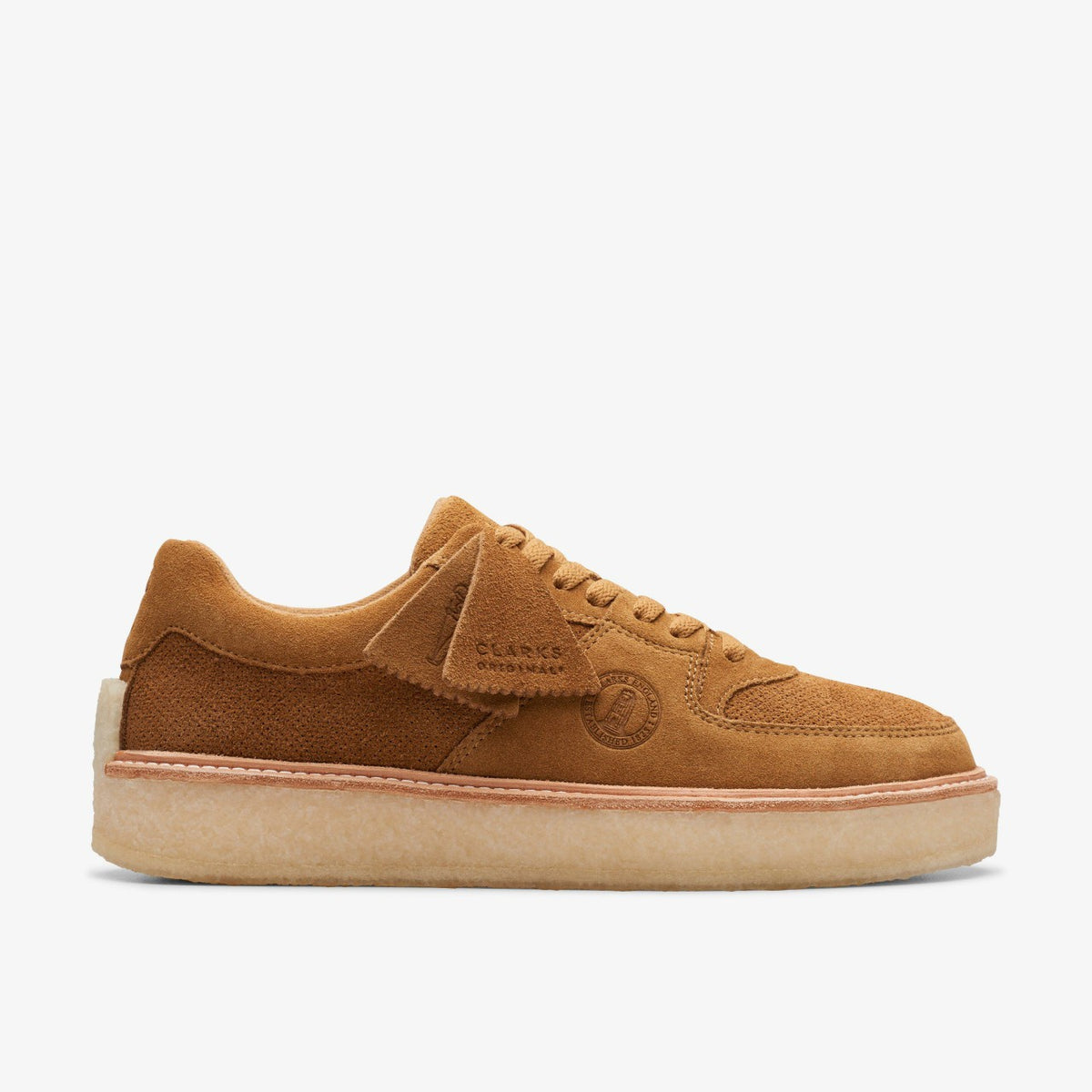 Sandford Golden Sand Suede - Clarks Popular