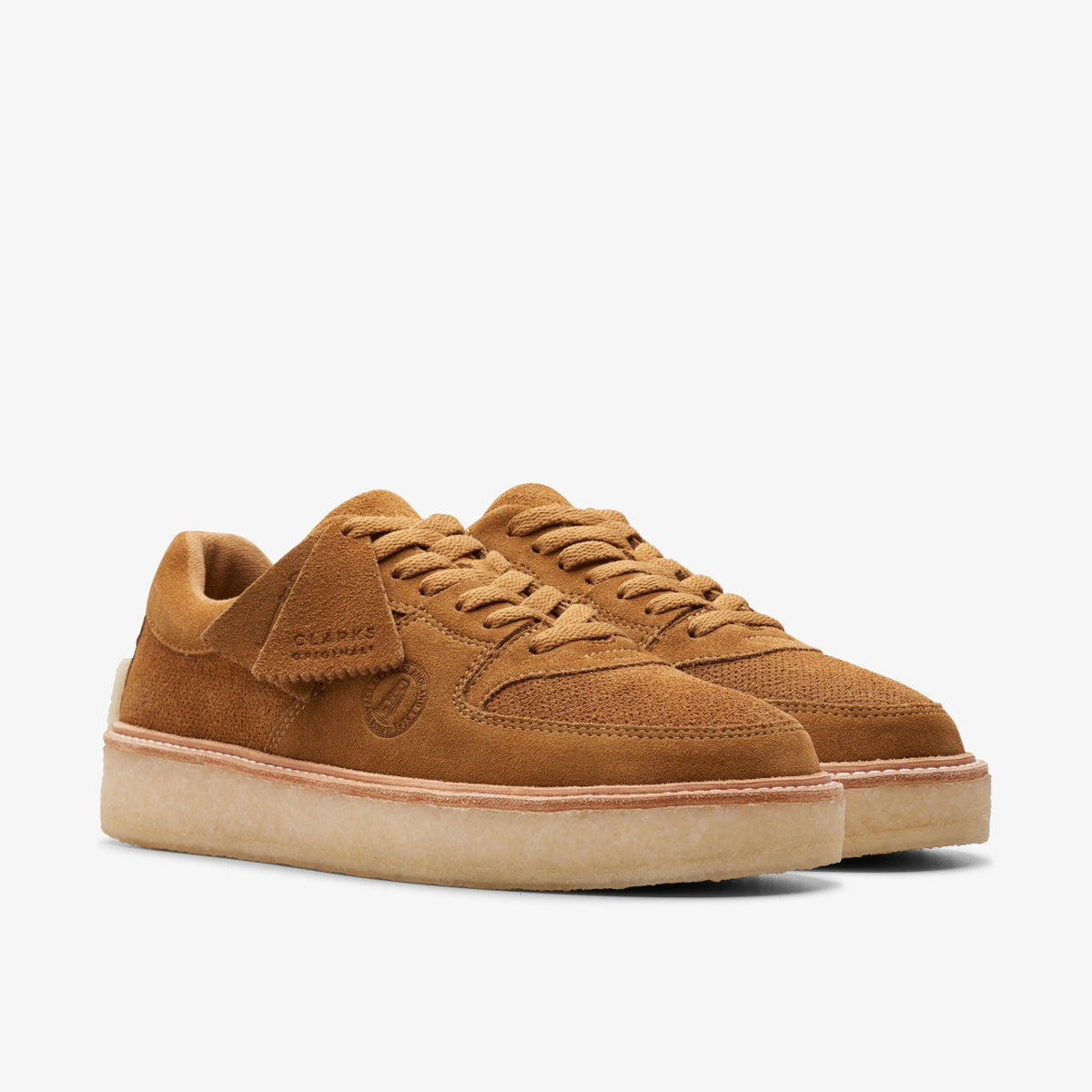 Sandford Golden Sand Suede - Clarks Popular