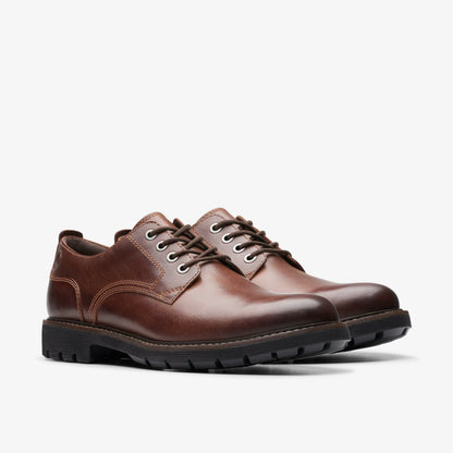 Batcombe Tie Dark Tan Leather - Clarks Best Price