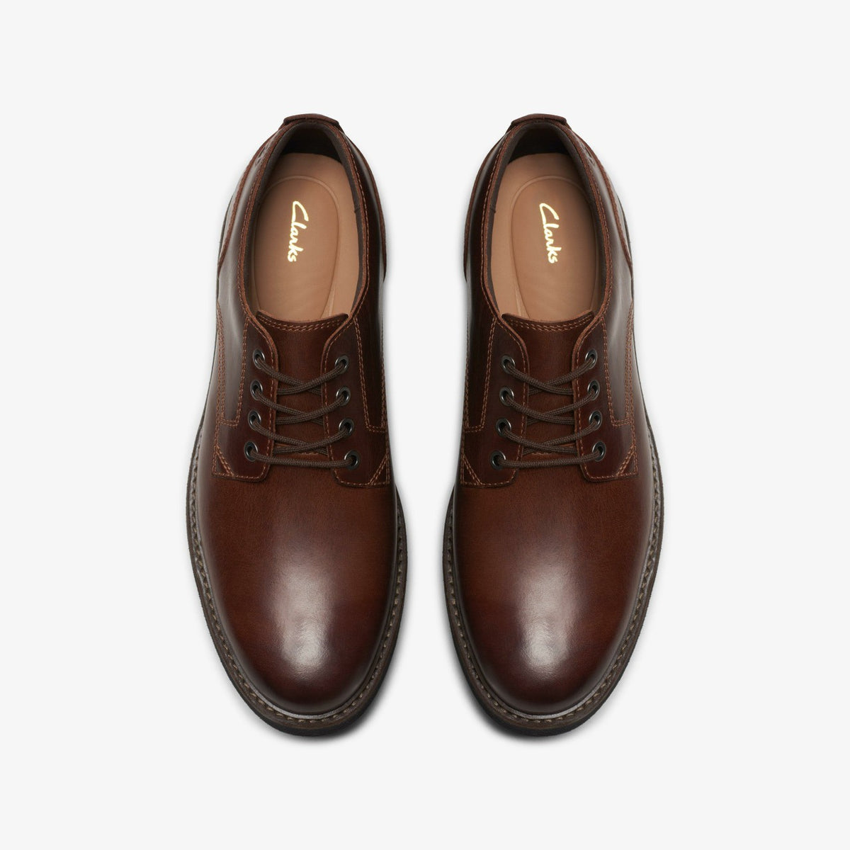 Batcombe Tie Dark Tan Leather - Clarks Best Price