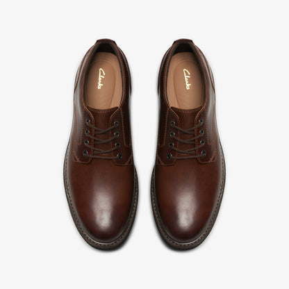 Batcombe Tie Dark Tan Leather - Clarks Best Price
