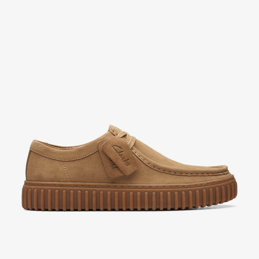 Torhill Lo Dark Sand Suede - Clarks Signature