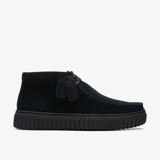 Torhill Hi Black Suede - Clarks Featured