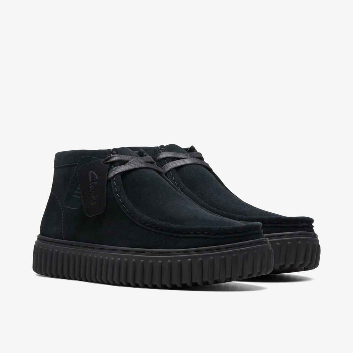 Torhill Hi Black Suede - Clarks Featured
