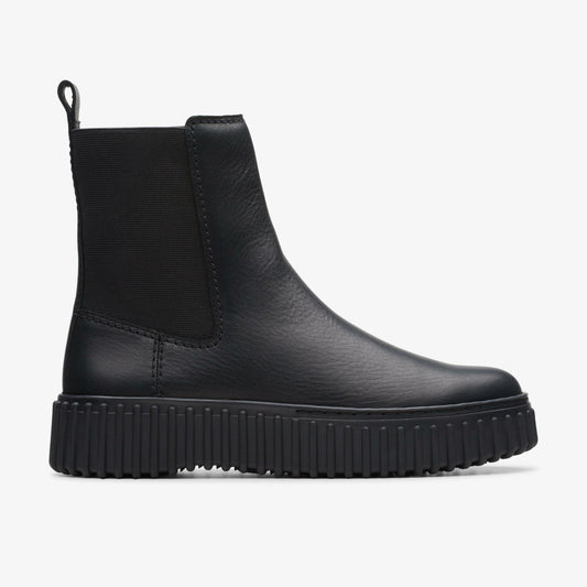 Torhill Maple Ankle Boot Black Leather - Clarks Top Pick
