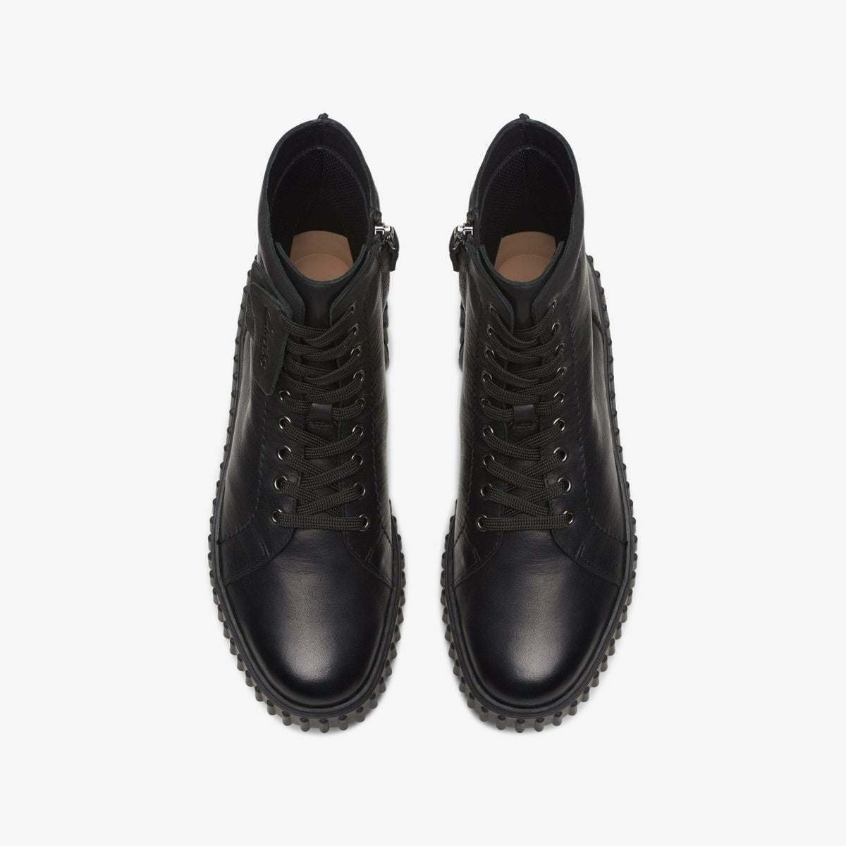 Torhill Rise Ankle Boot Black Leather - Clarks Trusted