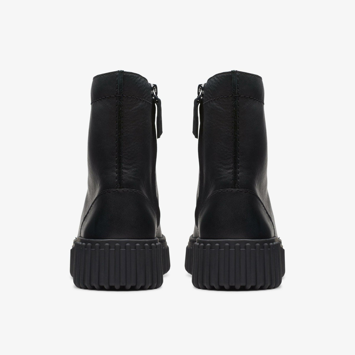 Torhill Rise Ankle Boot Black Leather - Clarks Trusted