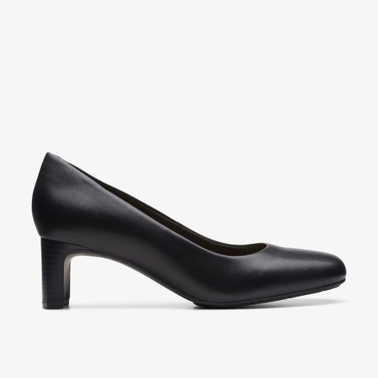 Kyndall Iris Black Leather - Clarks Great Value