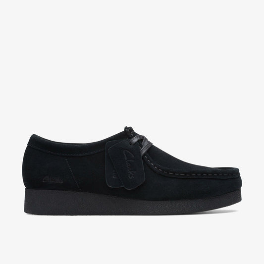 Wallabee EVO Shoe Black Suede - Clarks Essential