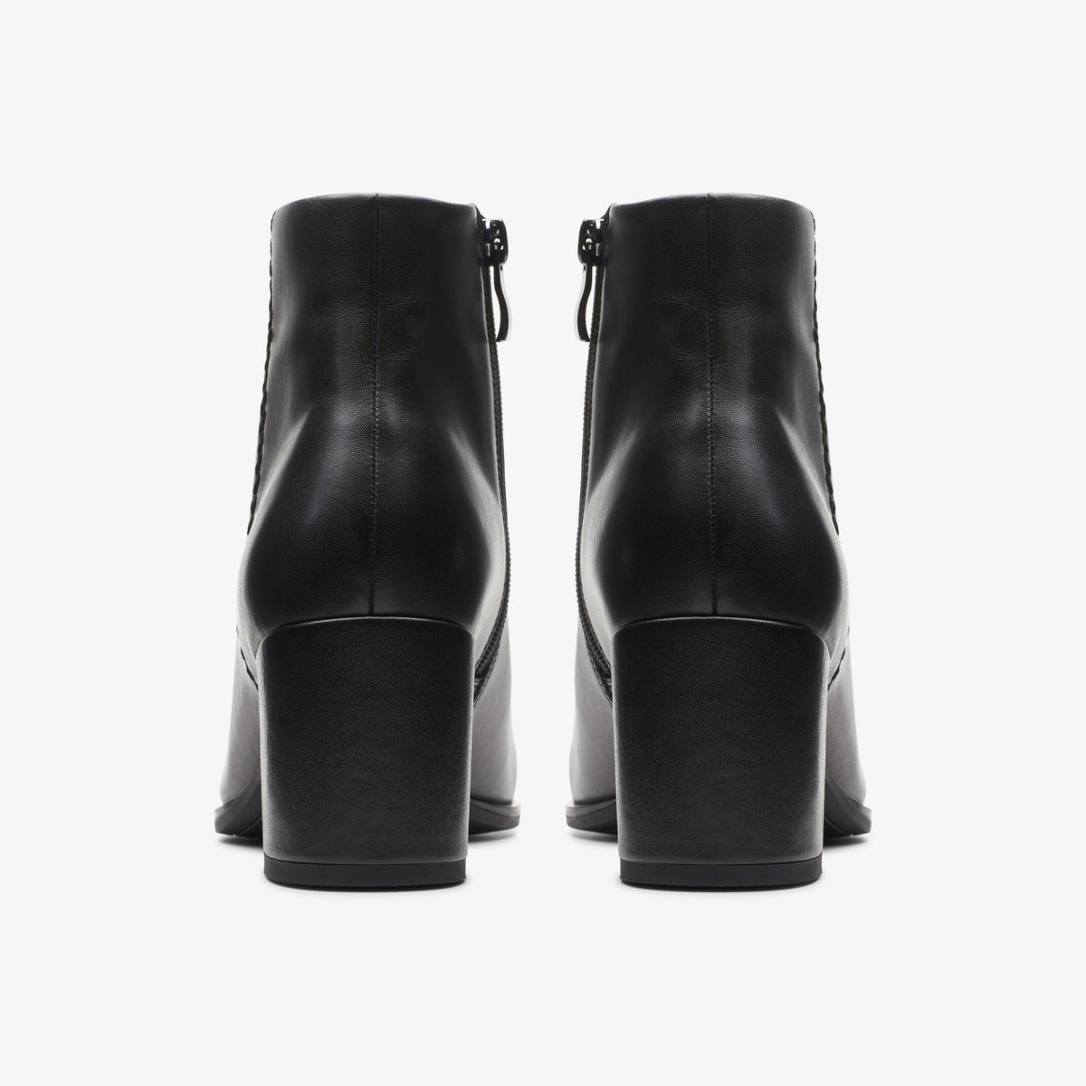 Freva 55 Zip Ankle Boot Black Leather - Clarks Best Price