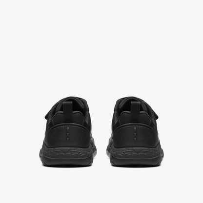 Steggy Stride Kid Black Leather - Clarks Discount