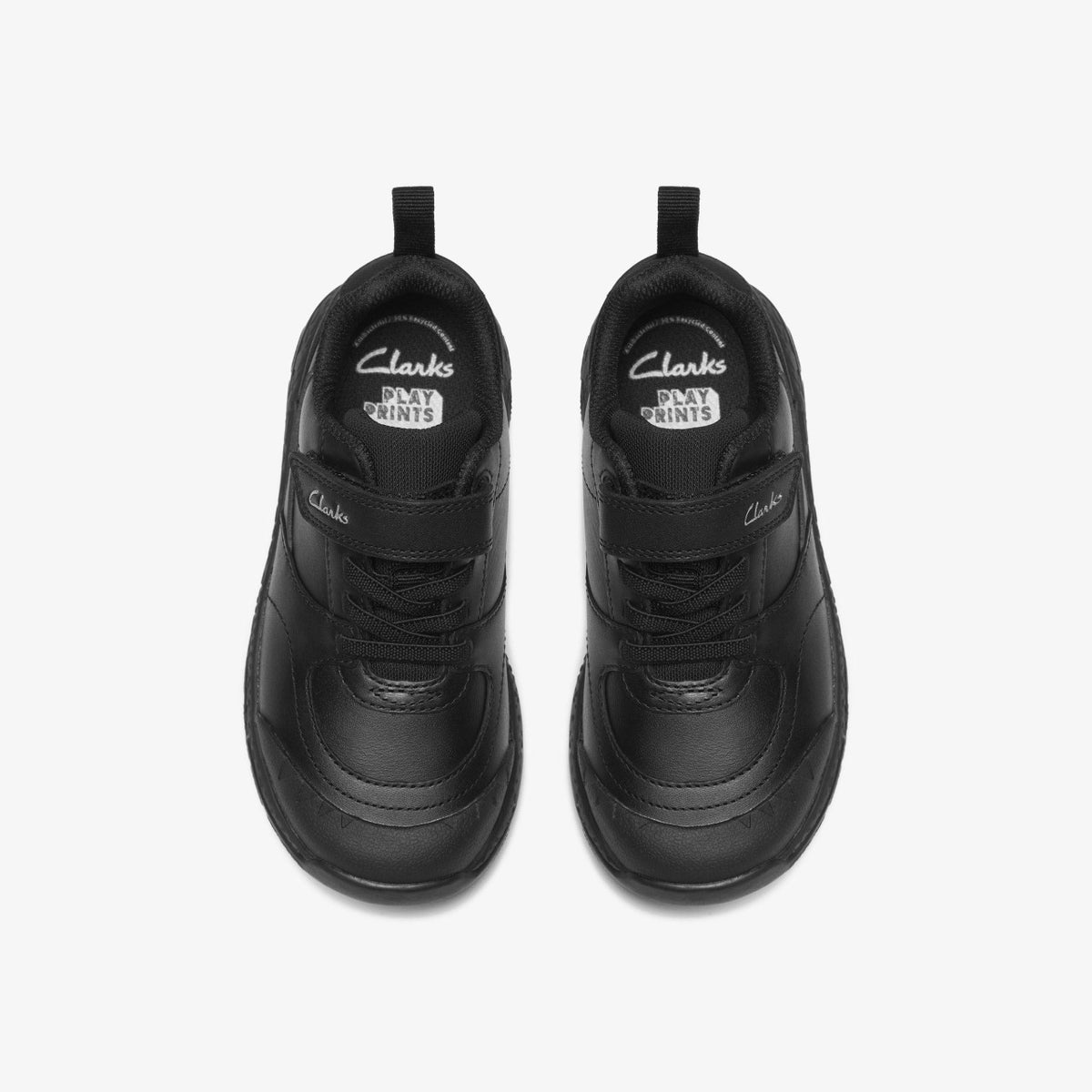 Steggy Stride Kid Black Leather - Clarks Discount
