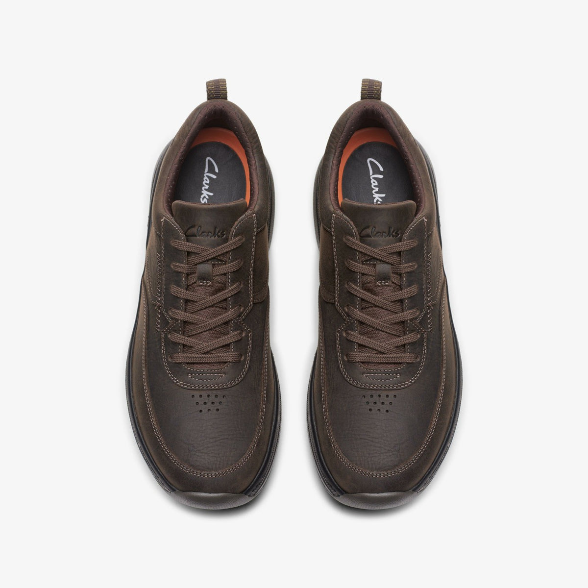 Clarks Pro Lace Dark Brown Tumbled - Clarks Deals