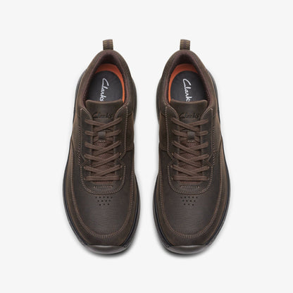 Clarks Pro Lace Dark Brown Tumbled - Clarks Deals