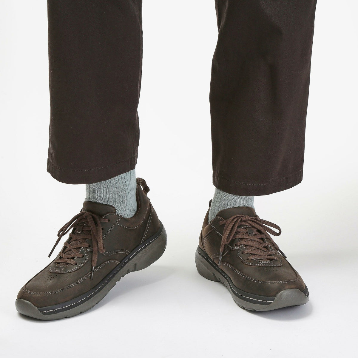 Clarks Pro Lace Dark Brown Tumbled - Clarks Deals