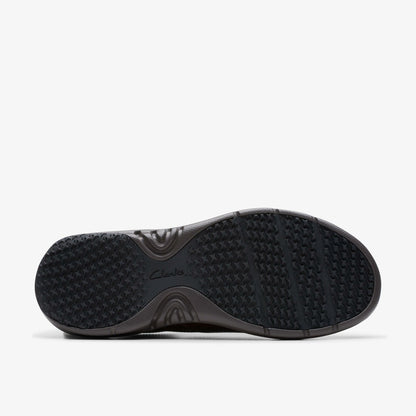 Clarks Pro Lace Dark Tan Leather - Clarks Popular