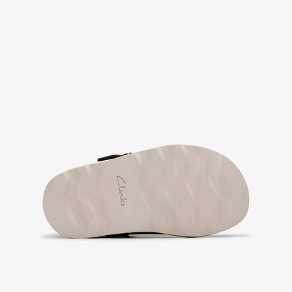 Crown Print Toddler Navy Patent - Clarks Classic
