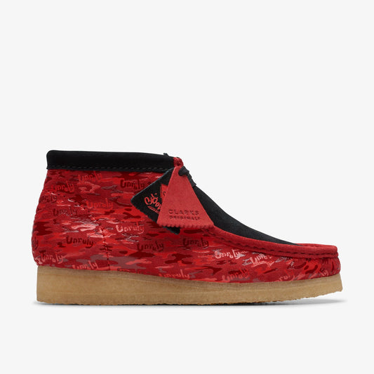 Wallabee Boot Red Camouflage - Clarks Sale