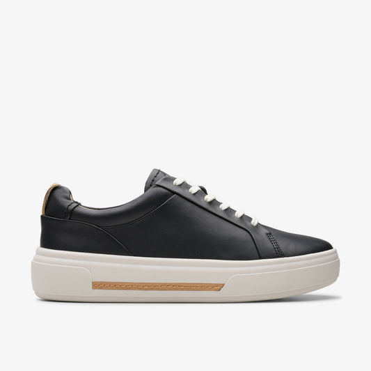 Hollyhock Walk Black Leather - Clarks Essential