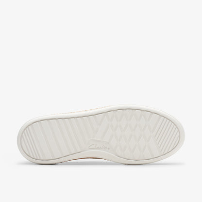 Hollyhock Walk Off White Leather - Clarks Trusted
