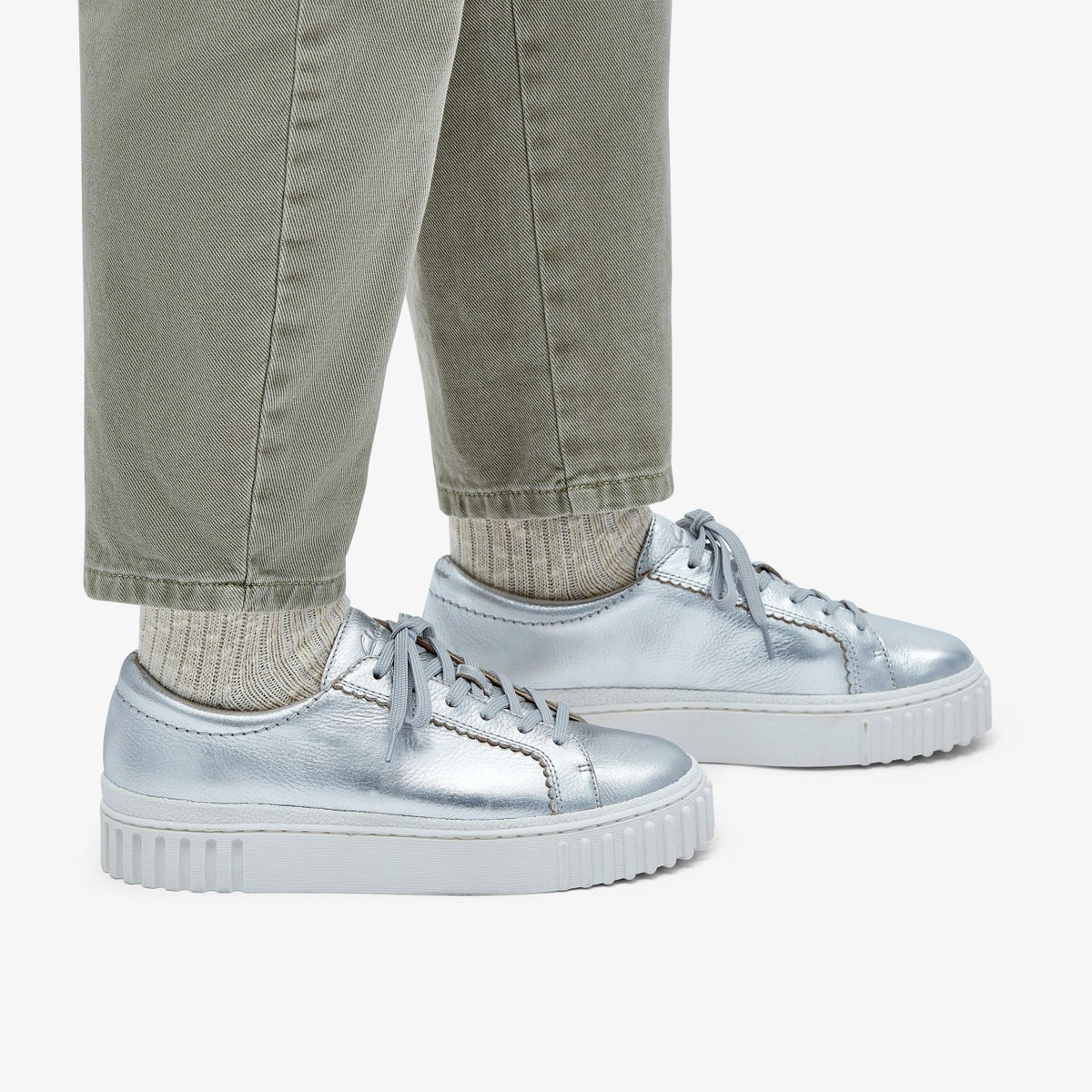 Mayhill Walk Silver Metallic - Clarks Sale