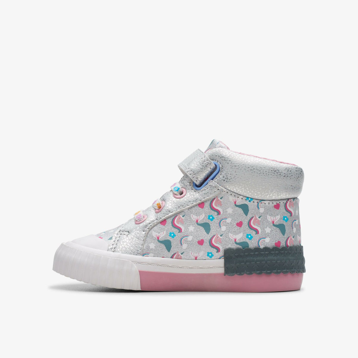 Foxing Halo Hi Toddler Silver - Clarks Value