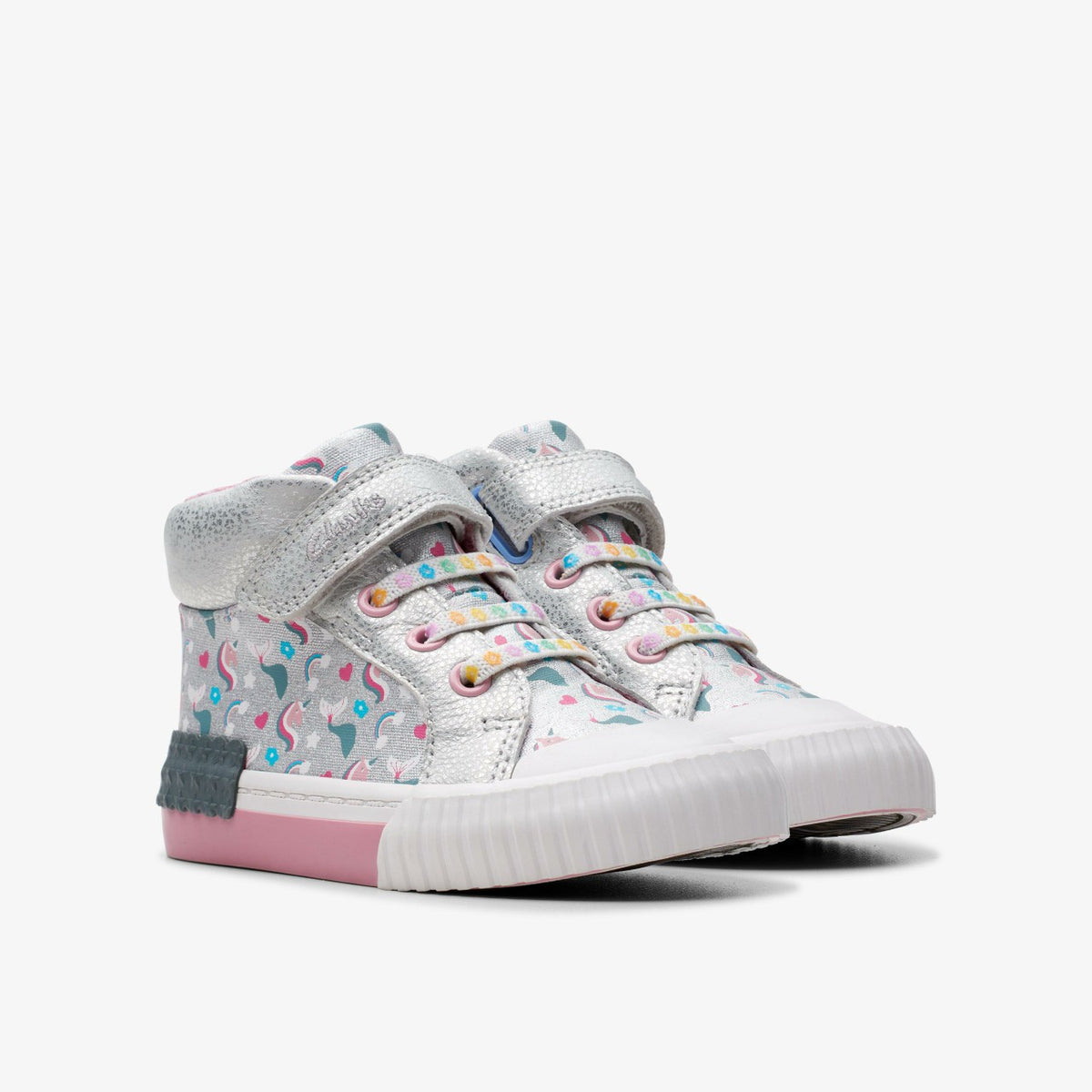 Foxing Halo Hi Toddler Silver - Clarks Value