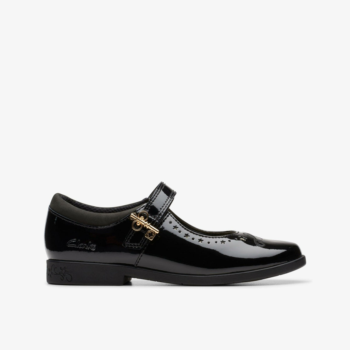 Lock Magic Kid Black Patent - Clarks Deals