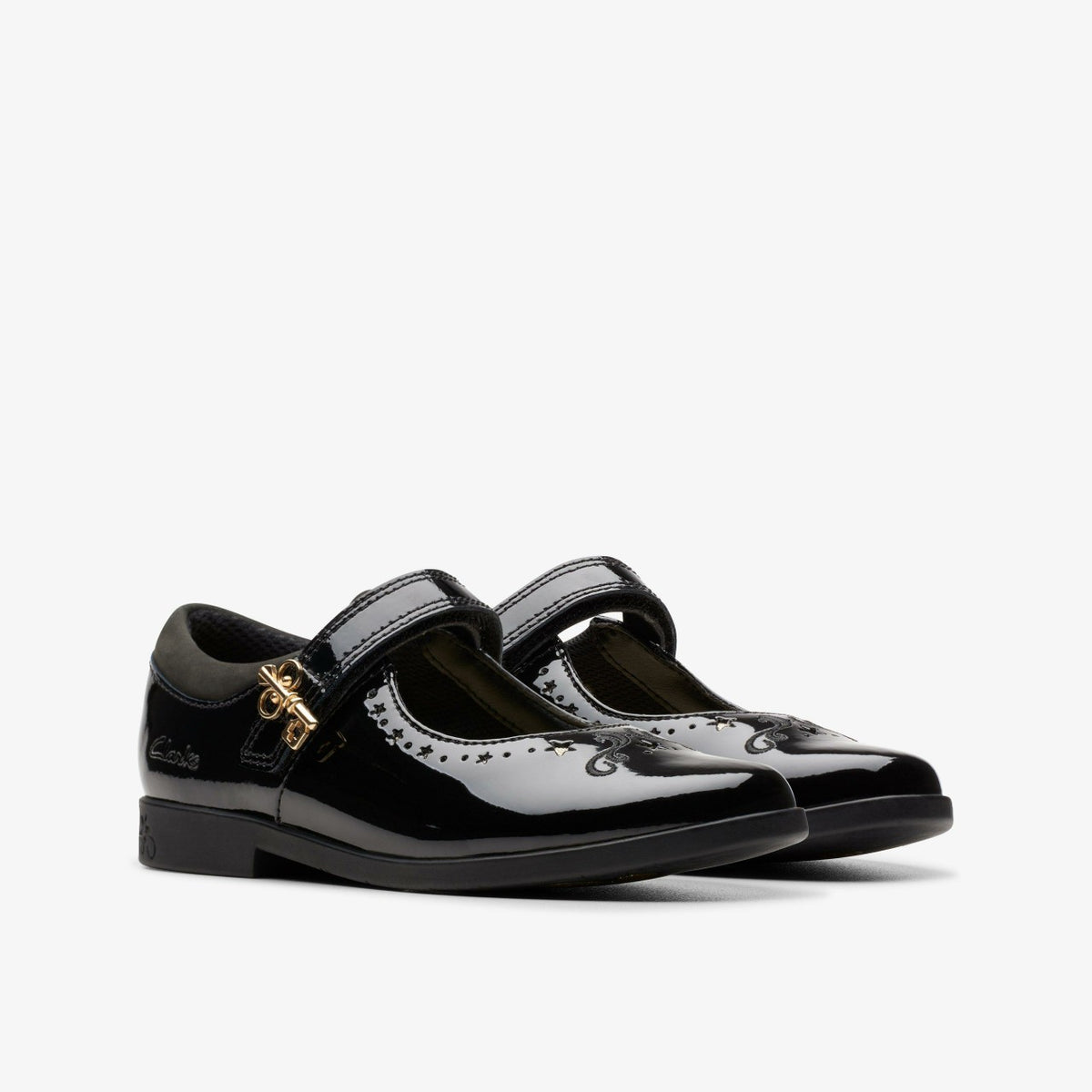 Lock Magic Kid Black Patent - Clarks Deals