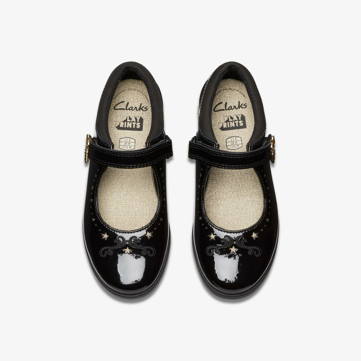 Lock Magic Kid Black Patent - Clarks Deals