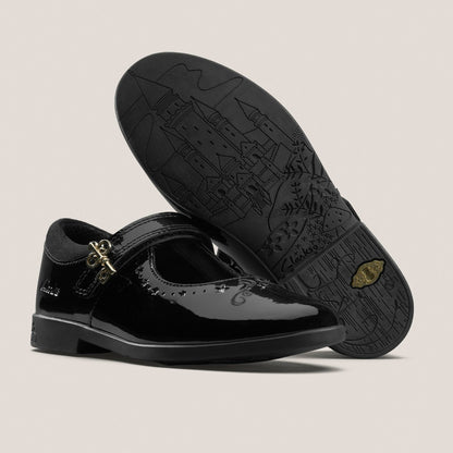 Lock Magic Kid Black Patent - Clarks Deals