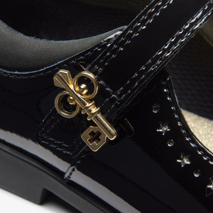 Lock Magic Kid Black Patent - Clarks Deals
