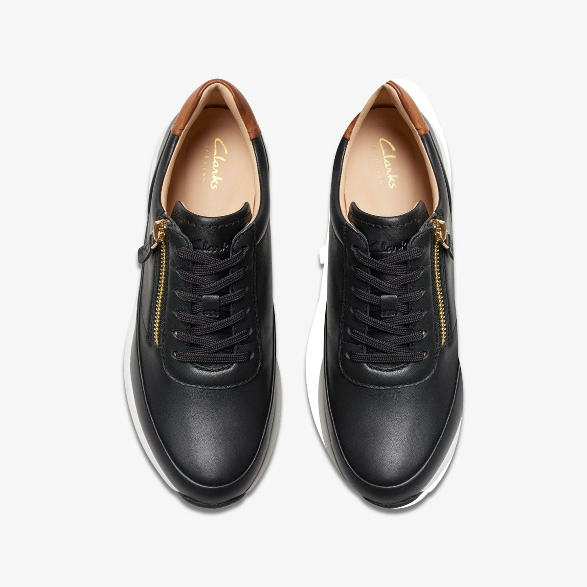 Tivoli Zip Black Leather - Clarks Special Offer