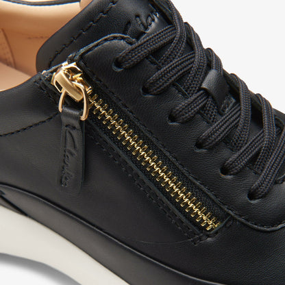 Tivoli Zip Black Leather - Clarks Special Offer