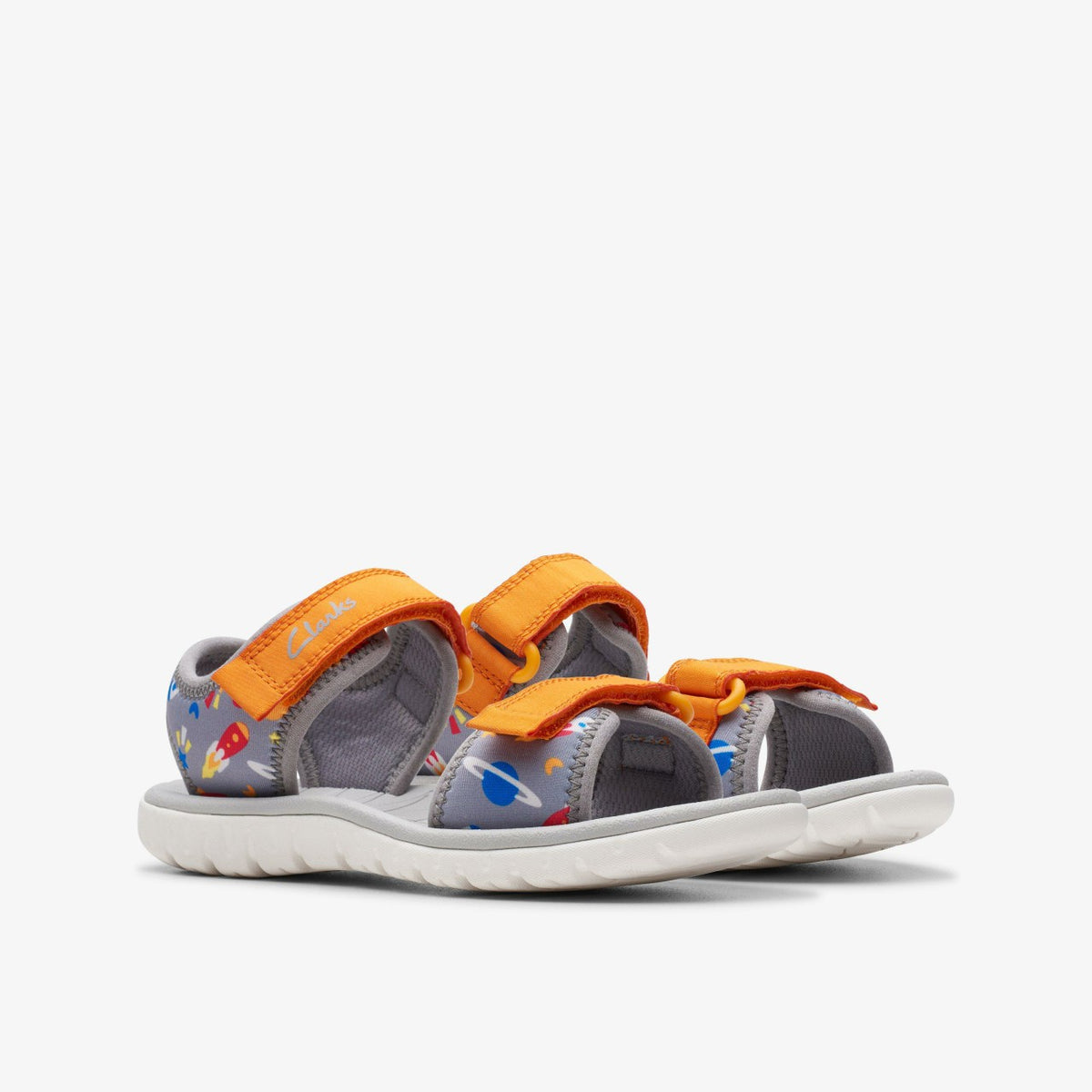 Surfing Tide Kid Grey/Orange - Clarks Top Pick