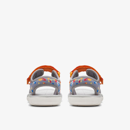 Surfing Tide Kid Grey/Orange - Clarks Top Pick