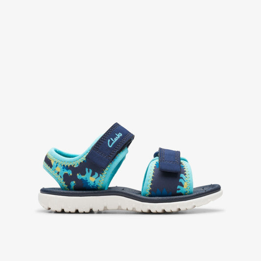 Surfing Tide Toddler Navy - Clarks Recommended