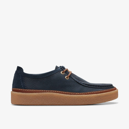 Clarkwood Moc Navy Nubuck - Clarks New