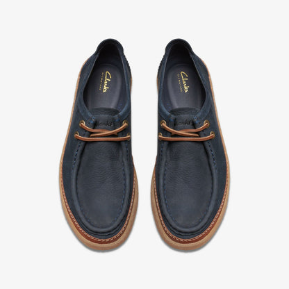 Clarkwood Moc Navy Nubuck - Clarks New