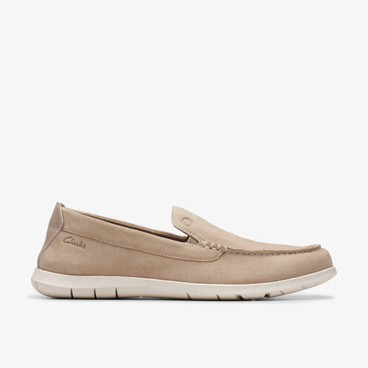 Flexway Step Loafer Sand Suede - Clarks Value