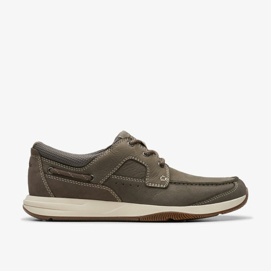 Sailview Lace Taupe Nubuck - Clarks Customer Favorite