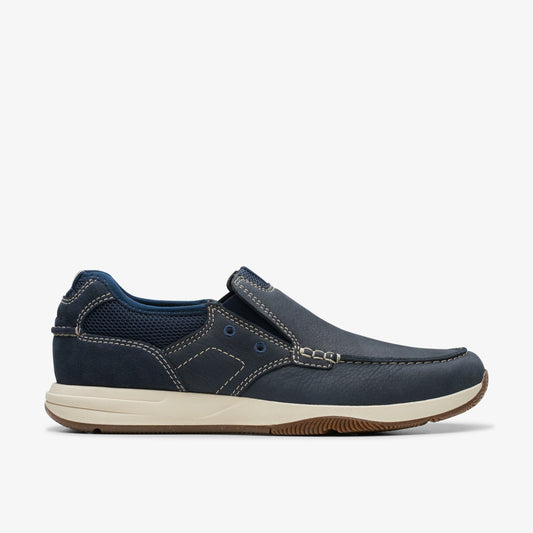 Sailview Step Loafer Navy Nubuck - Clarks Best Price