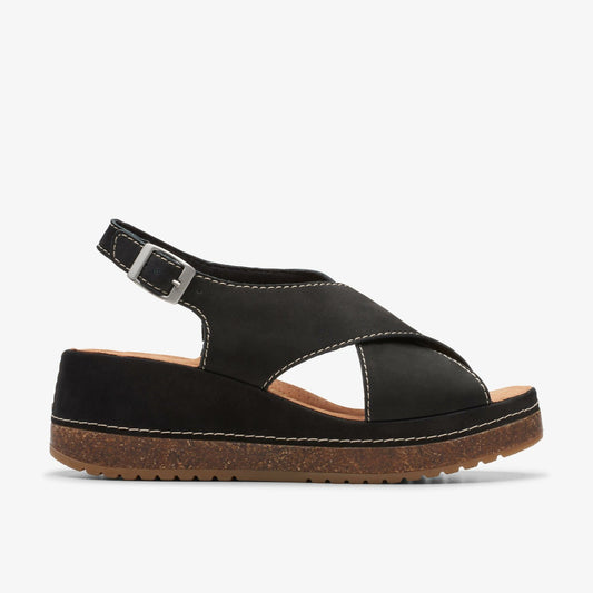 Kassanda Step Black Nubuck - Clarks Exclusive