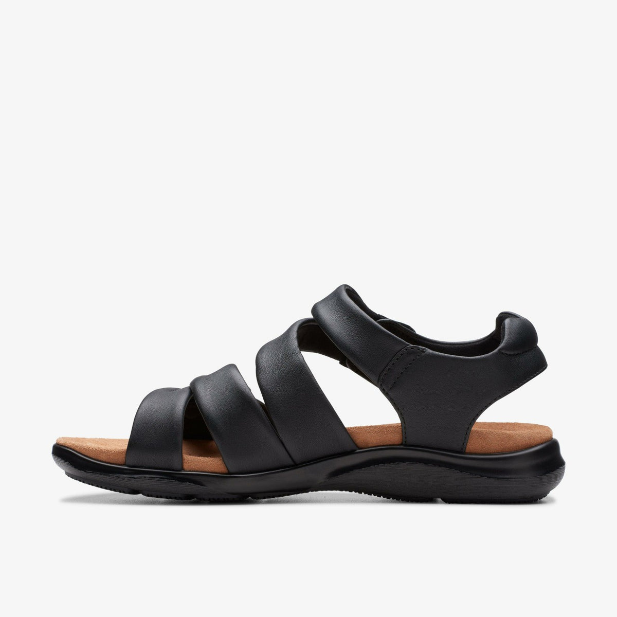 Kitly Ave Black Leather - Clarks Popular