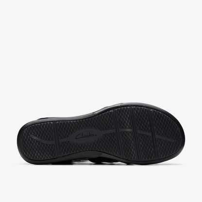 Kitly Ave Black Leather - Clarks Popular
