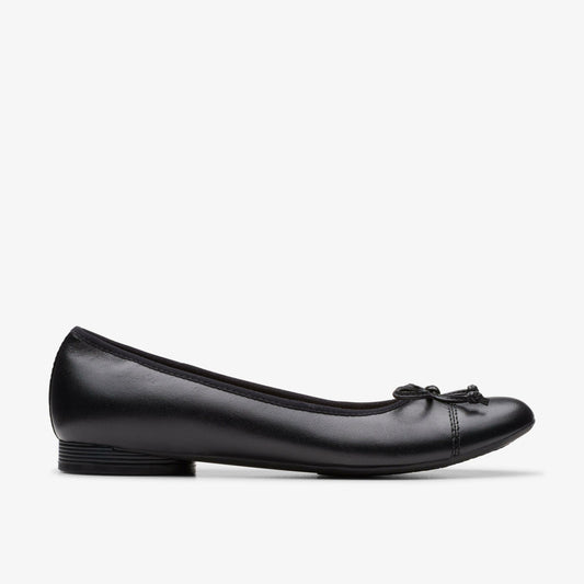Loreleigh Rae Black Leather - Clarks Trusted