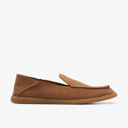 Clark Bay Step Loafer Cola Suede - Clarks Trending